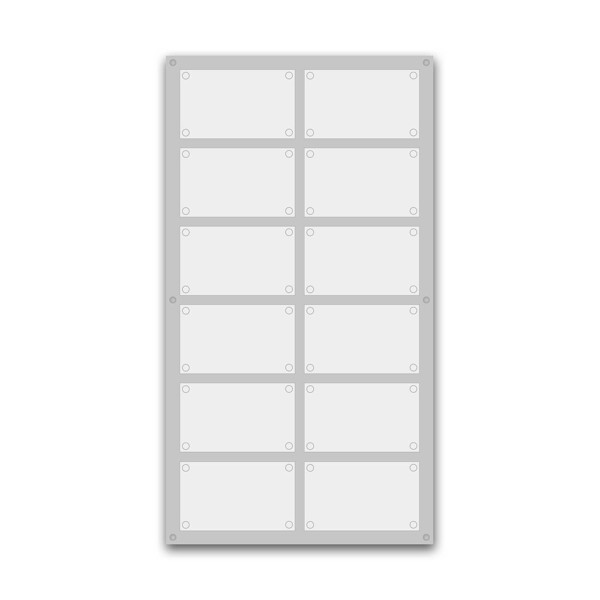 Support pour 2 plaques de 30x20 cm Support pour 2 plaques de 30x20 cm