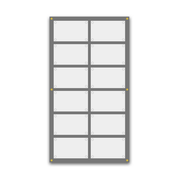 Support pour 2 plaques de 30x20 cm Support pour 2 plaques de 30x20 cm