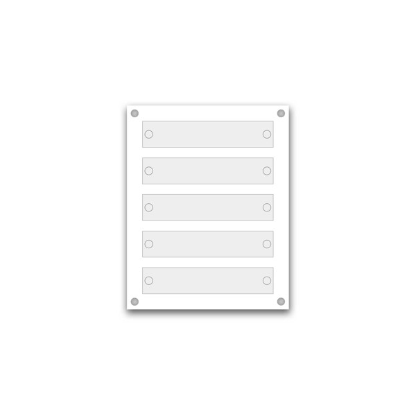 Support pour 9 plaques de 30x20 cm Support pour 9 plaques de 30x20 cm