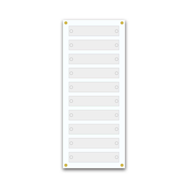 Support pour 5 plaques de 30x5 cm Support pour 5 plaques de 30x5 cm