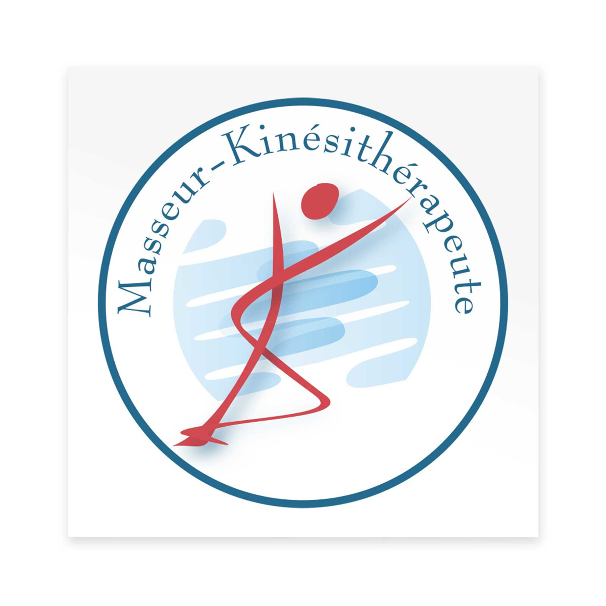 Enseigne kiné, Plaque kinésithérapeute plexiglas Exaplac