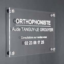 Plaque professionnelle