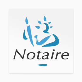 Enseigne notaire en plexiglas : impression sur plexiglas logo notaire