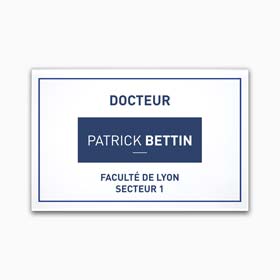 Plaque medecin plexiglas, impression quadri sur plaque