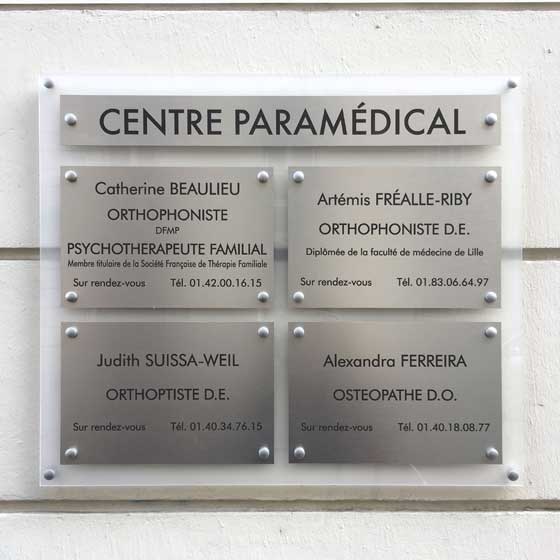Plaque médical Exaplac