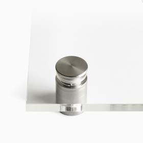 Jeu de 4 entretoises antivol inox pour plaque professionnelle