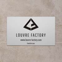 Plaque professionnelle d'entreprise en aluminium anodisé naturel - logo et texte gravés en noir